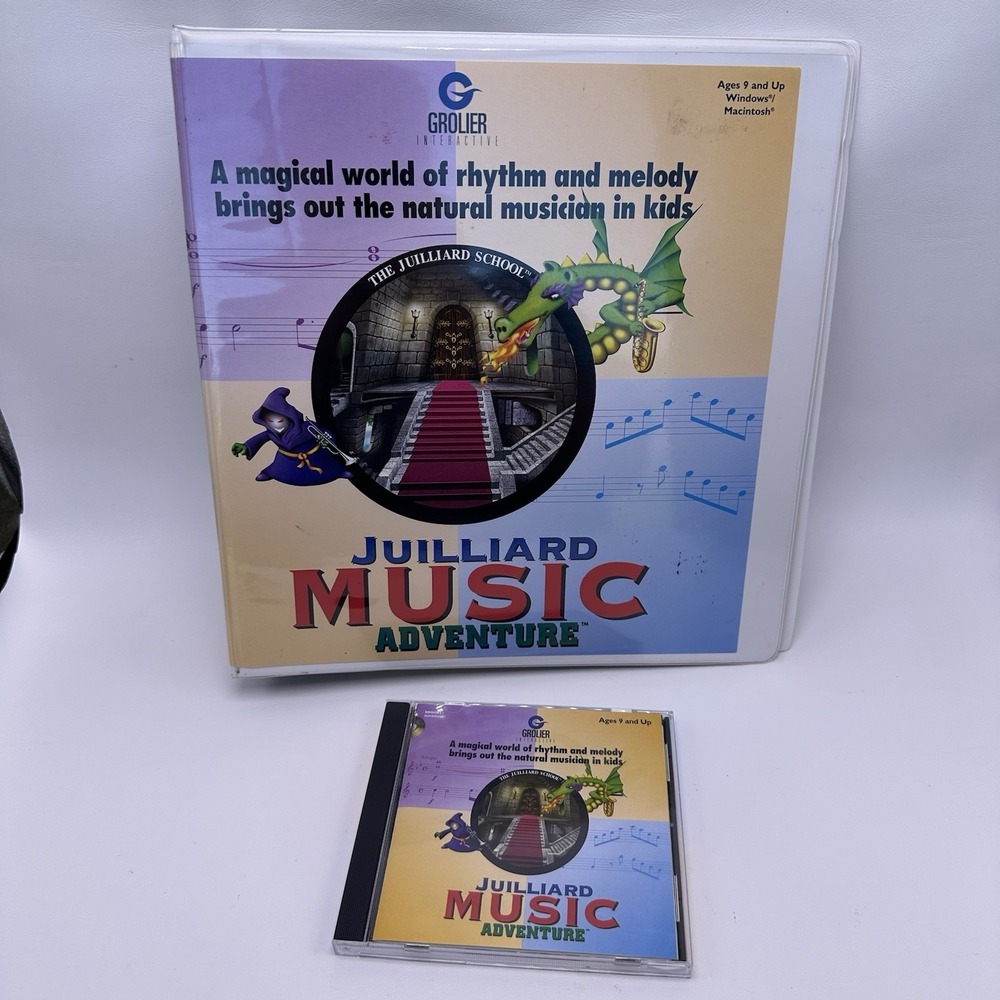 Juilliard Music Adventure PC CD Rom With Teachers Guide Homeschool